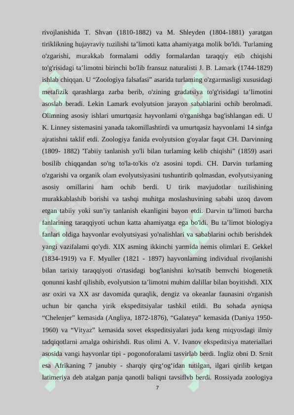Umurtqasiz hayvonlarni xilma-xilligi turli xil muhitda yashashga moslashganligi natijasi 7