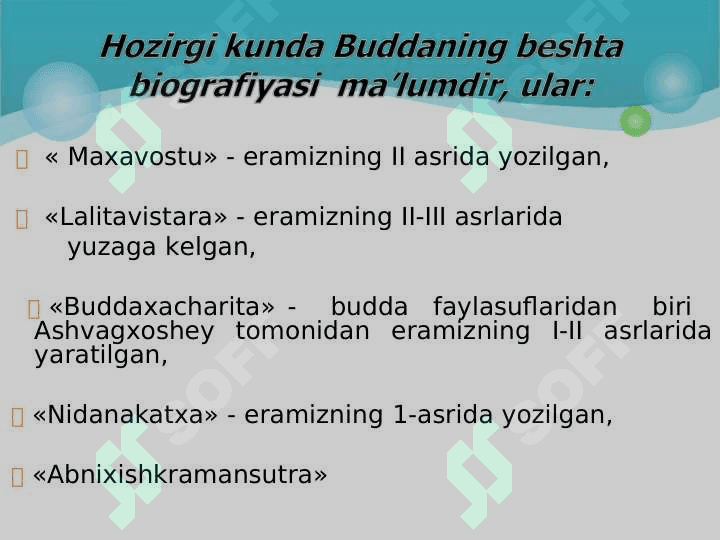 Buddaviylikdini va ta'limoti 6