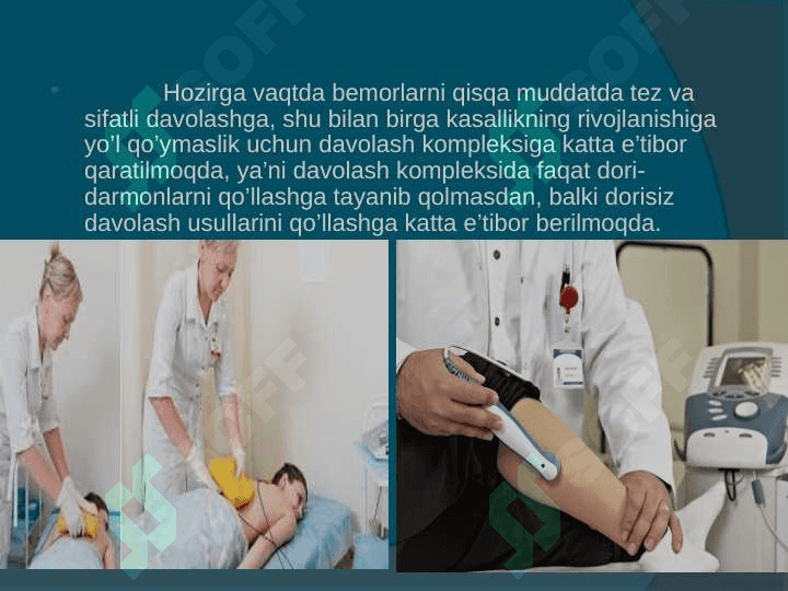 Oddiy  fizioterapevtik muolajalar 2