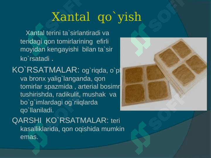Oddiy  fizioterapevtik muolajalar 4