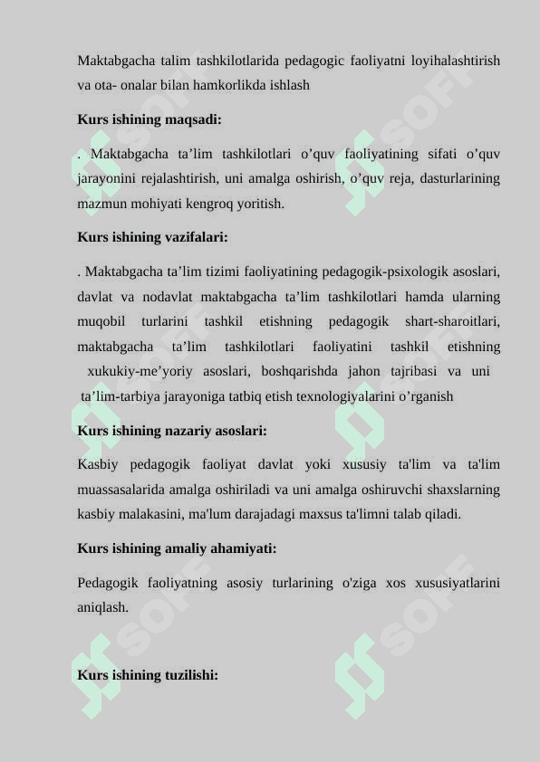 Maktabgacha ta`lim tashkilotlaridagi pedagogik faoliyatlarni loyihalashtirish 5