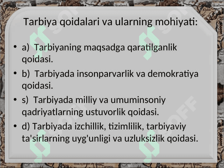 Tibbiyotda tarbiya jarayonining mohiyati va mazmuni. 2