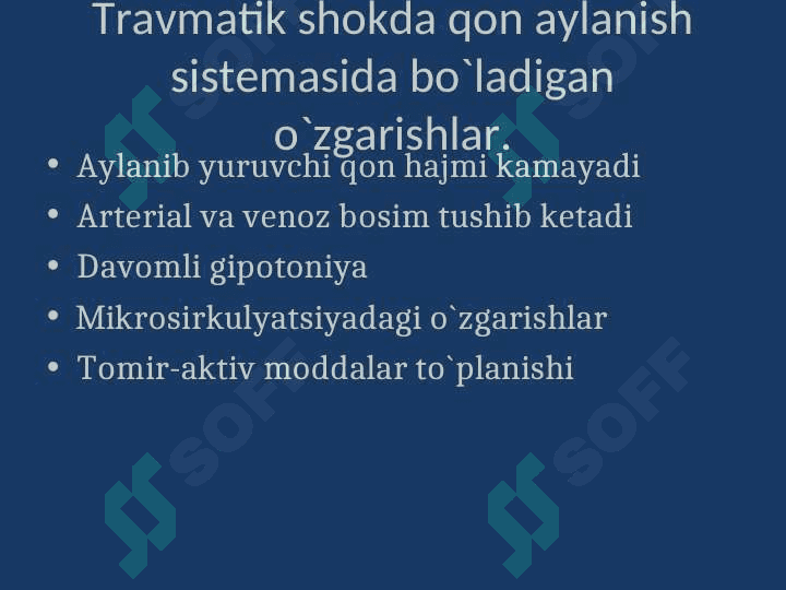 TRAVMATIK SHOK. 5