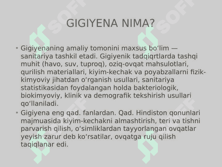 KO’z, quloq , burun  gigiyenasi 5