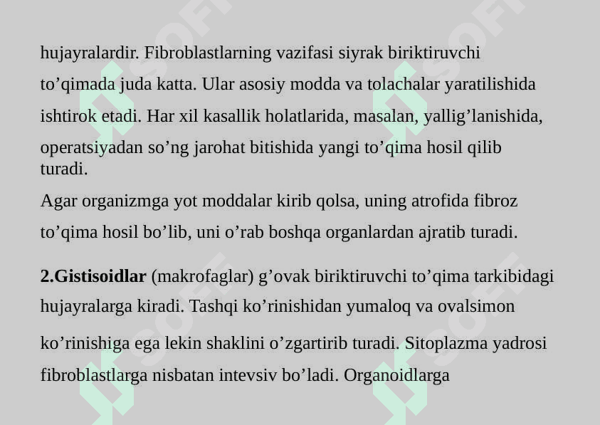 Qon va siyrak tolali biriktiruvchi to'qima 4