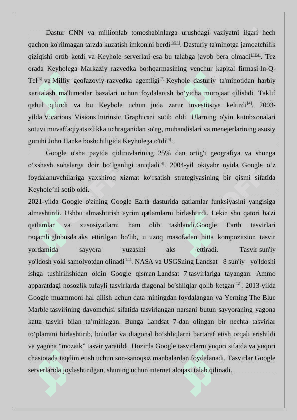 Google Earth dasturida qatlamlar 4