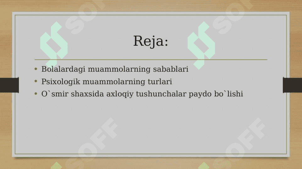O‘smir shaxsida havotirlanish darajalarining namoyon bo‘lishi 2