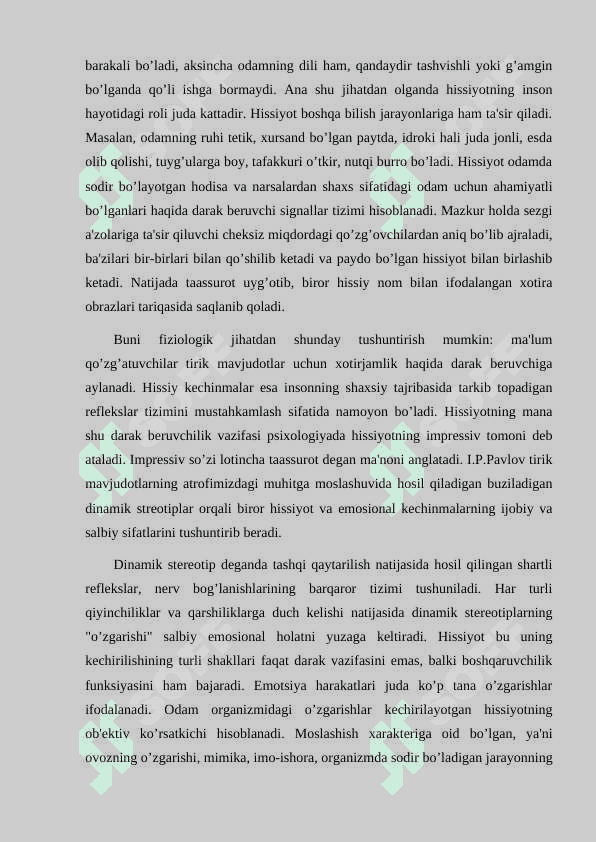 EMOTSIYANING ROLI VA FUNKSIYALARI 5