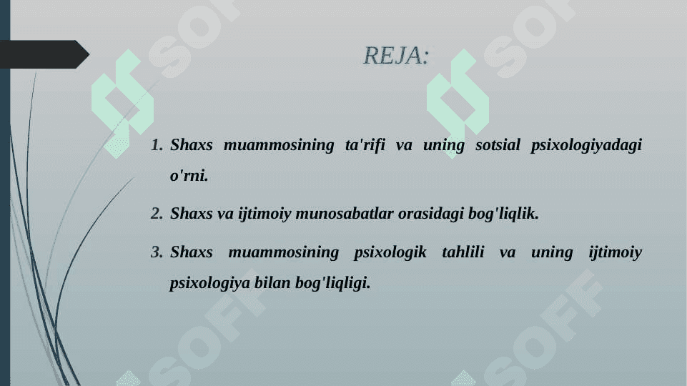 SOTSIAL PSIXOLOGIYADA SHAXS MUAMMOSI 2