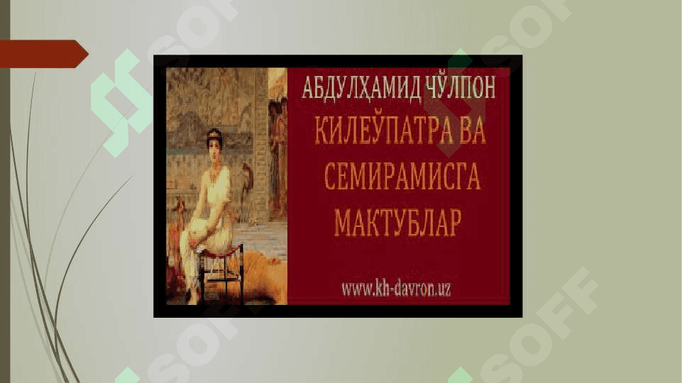YANGI DAVR ADABIYOTI SLAYD 6