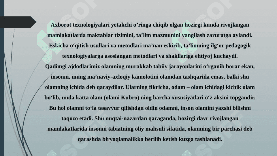 TARBIYA JARAYONINI SAMARADORLIGINI OSHIRISHDA ILG’OR XORIJIY TAJRIBALAR 7