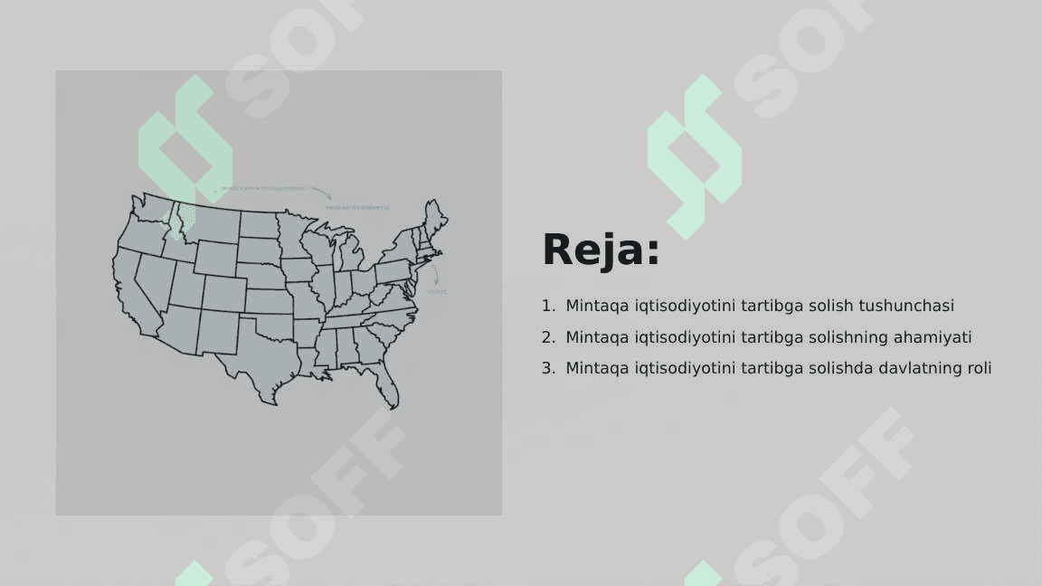 Mintaqa iqtisodiyotini tartibga solishning xorij tajribasi 2