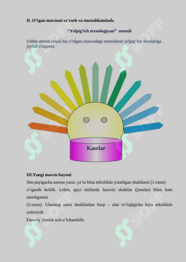 FAZOVIY SHAKLLAR. KO‘PYOQLAR 3