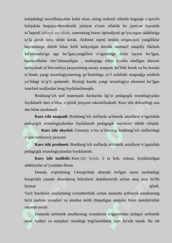 KO'P XONALI SONLARNI RAQAMLASHGA O'RGATISH METODIKASI 4