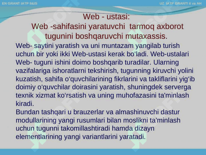 Web sahifalar yaratish 3