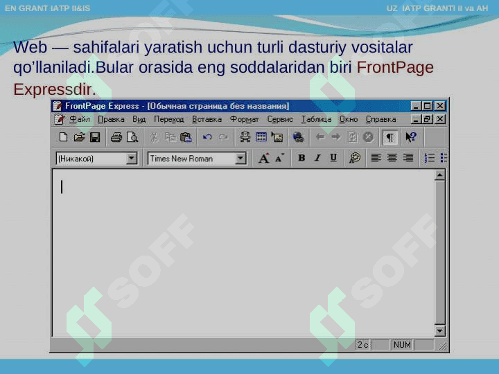 Web sahifalar yaratish 6
