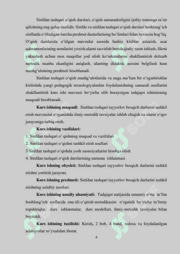 SINFDAN TASHQARI TAYYORLOV BOSQICH DARSLARINI TASHKIL ETISH (4-sinf) 3