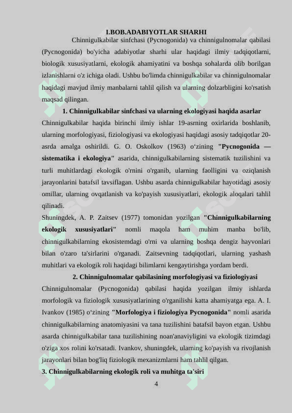 Chinnigulkabilar sinfchasi va chinnigulnomalar qabilasi 4