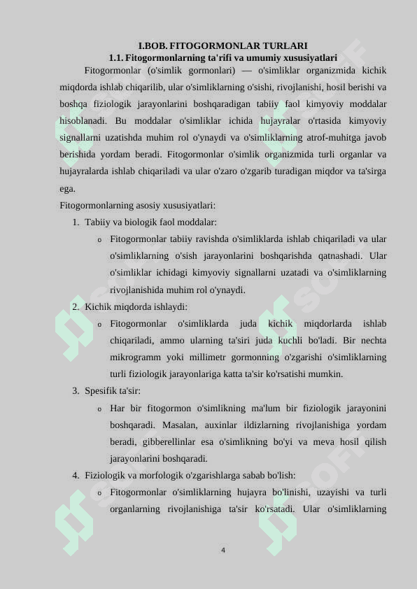 Fitogormonlar -fiziologik faol moddalar 4