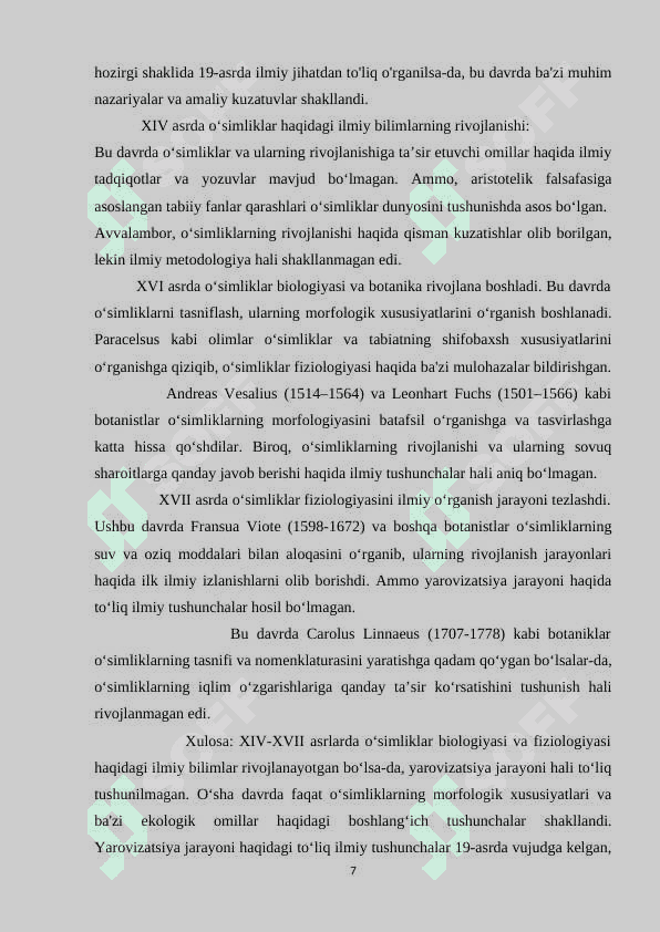 Yarovizatsiya va fotoperiodizm 7