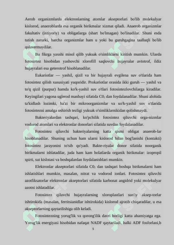 Fotosintez  intensevligiga  tashqi  muhit  omillarining ta'sirini  aniqlash 5