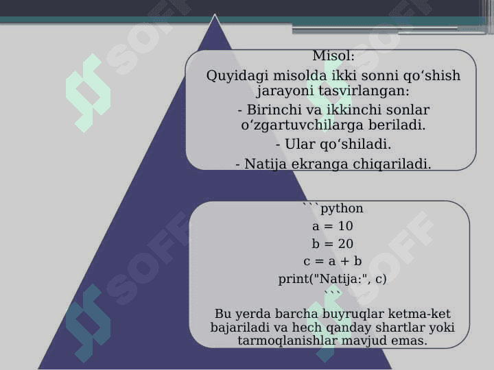 Chiziqli va tarmoqlanuvchi dasturlar 6