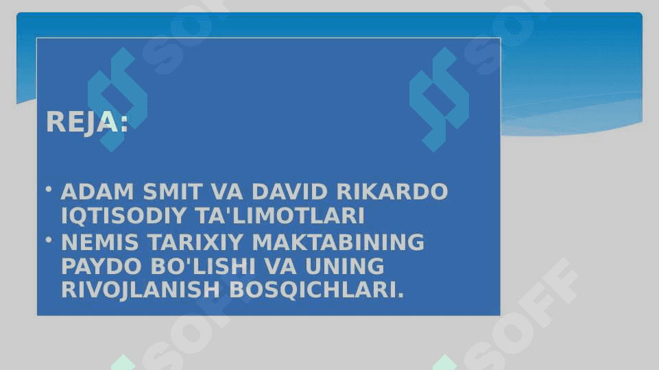 A.SMITNING  IQTISODIY G’OYALARI 2