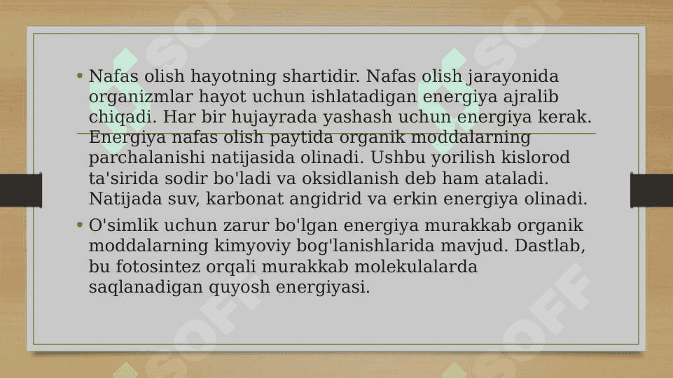 Nafas olish fermentlari va ularning xossalari 3