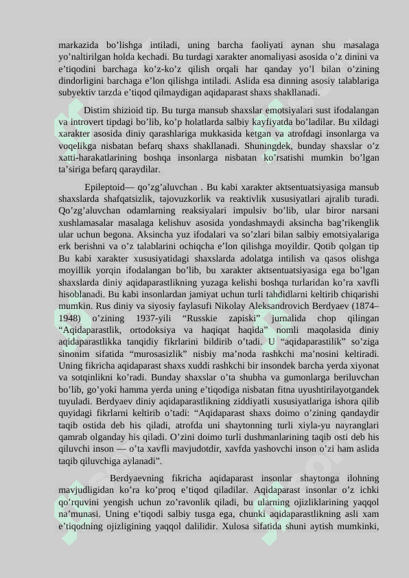 Diniy mutaassiblik va dindorlik 3