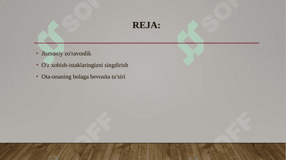 Oila tarbiyasida koʻp uchraydigan xatoliklar va ularni oldini olish. 2