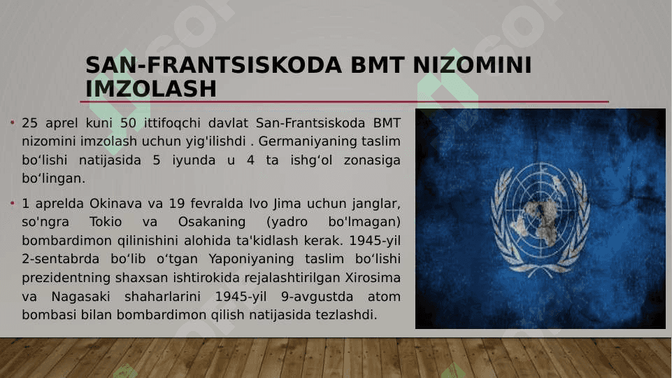 AQSH PRIZIDENTI Garri Trumenning tashqi va ichki siyosati 4