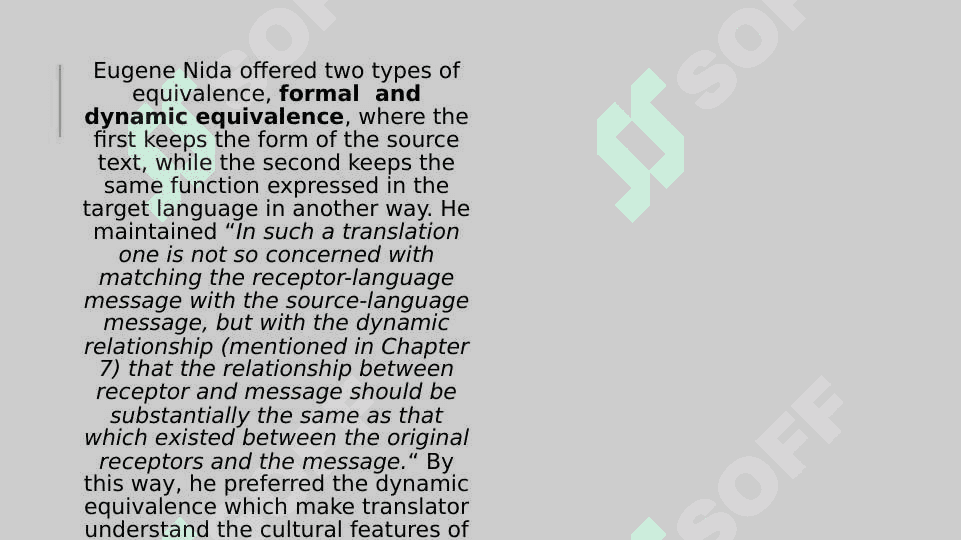 EQUIVALENCE IN TRANSLATION 7