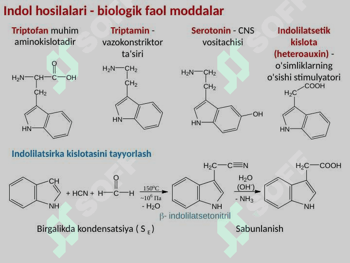 Indol ( benzpirol ) 8