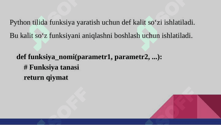 Python dasturlash tilida Funksiyalarni o’quvchilarga hayotiy misollar bilan tushuntirish 3