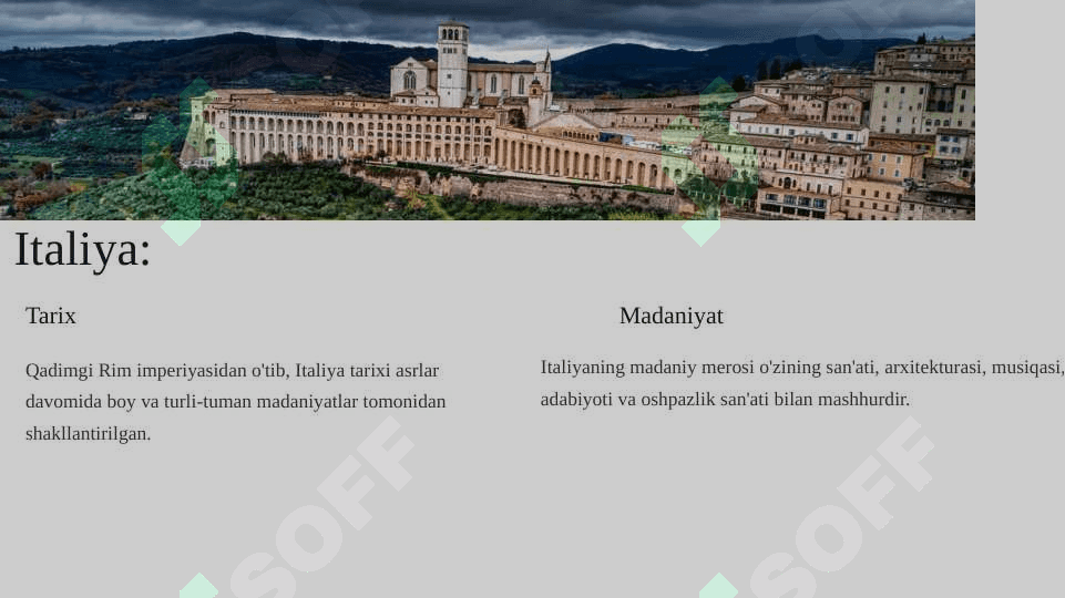 Italiya turizmi 2