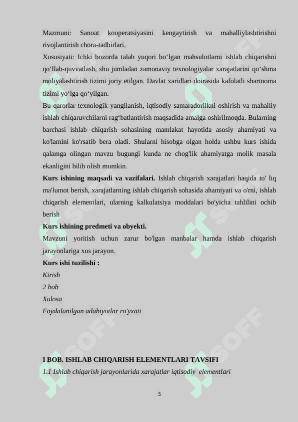 Kurs ishi 5