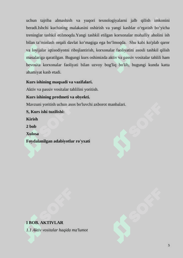Kurs ishi 5
