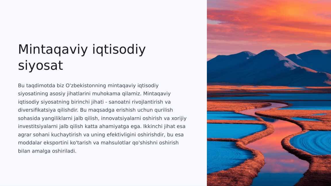 Mintaqaviy iqtisodiy siyosat