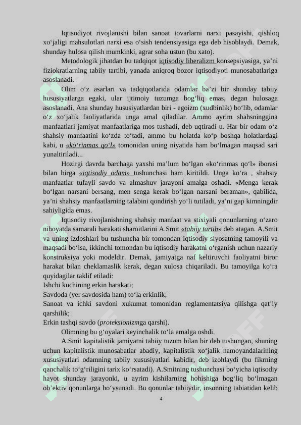 Klassik iqtisodiy maktab 4