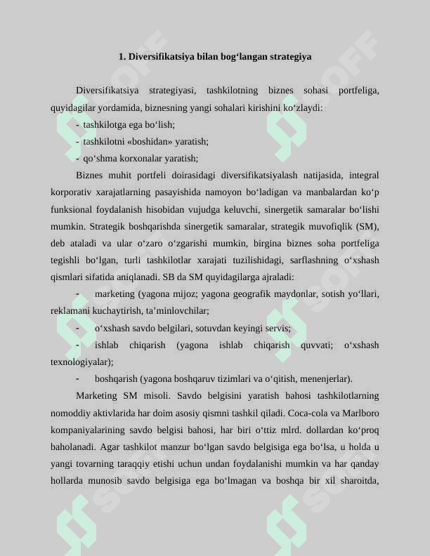 Korporativ  strategiya 2
