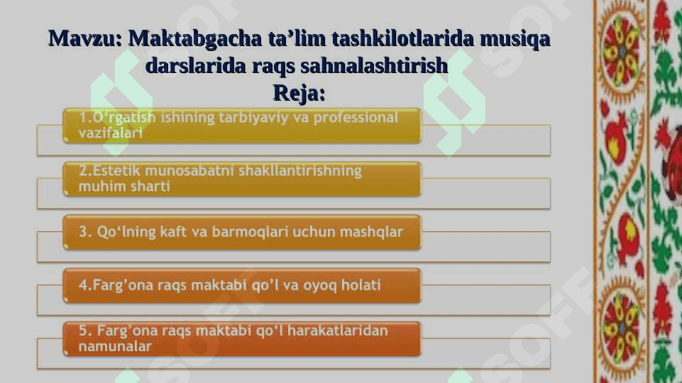 Maktabgacha ta’lim tashkilotlarida musiqa darslarida raqs sahnalashtirish 2