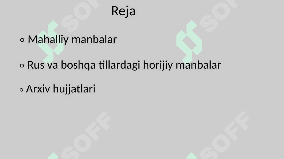 Rossiya imperyasi va Sovet hokimiyati davri manbalari 2