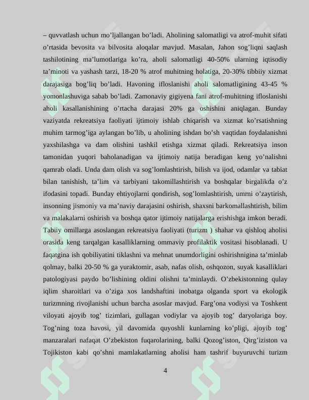 O’zbekistonning tabiiy va madaniy turistik resurslari 4