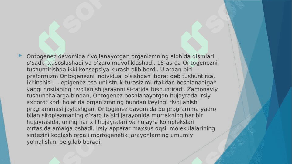 A’zolar sistemasi ontofilogenezi: nerv sistemasi, qon aylanish, endokrin tizim, ayiruv sistemasi. 5