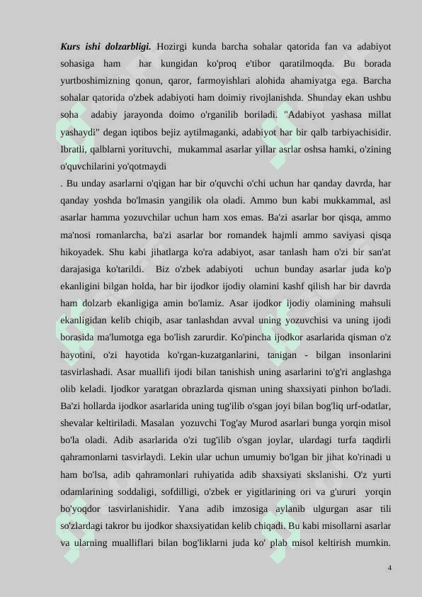 Kurs ishi 4