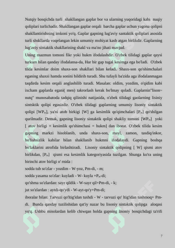 Kurs ishi 7