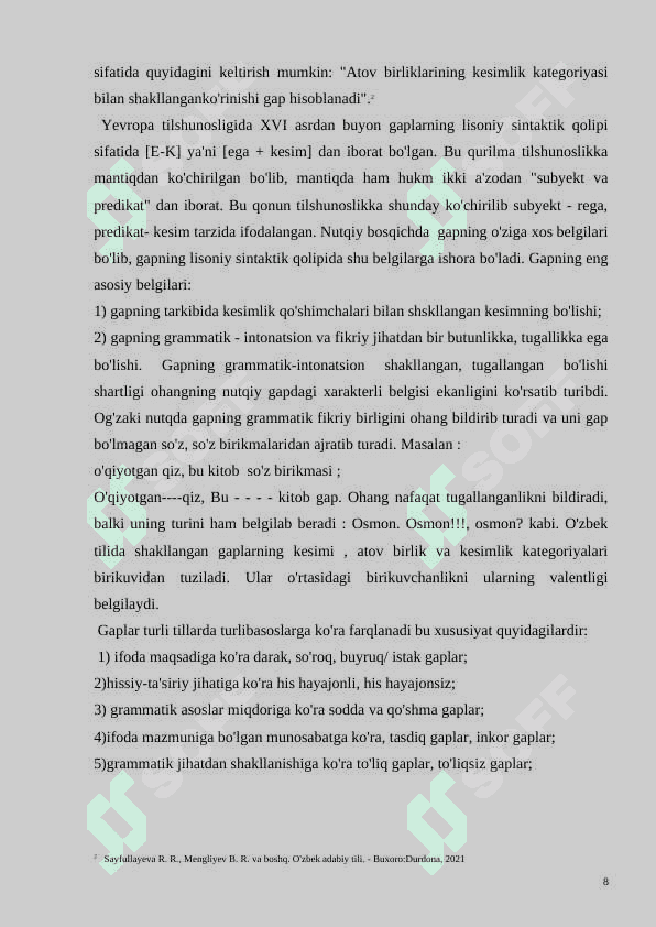 Kurs ishi 8