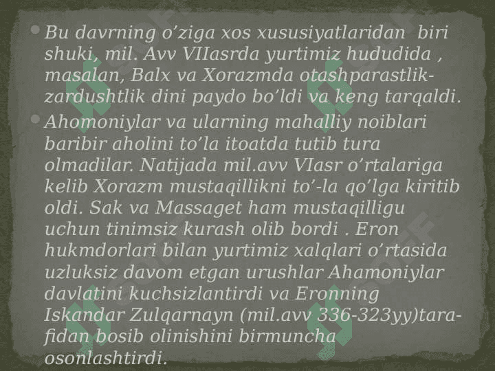 SHARQ QO’LYOZMALARINING SIVILIZATSIYA TARIXDAGI O’RNI 4