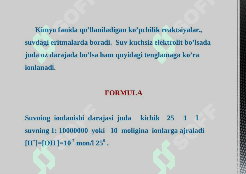 Tuzlar gidrolizi 3