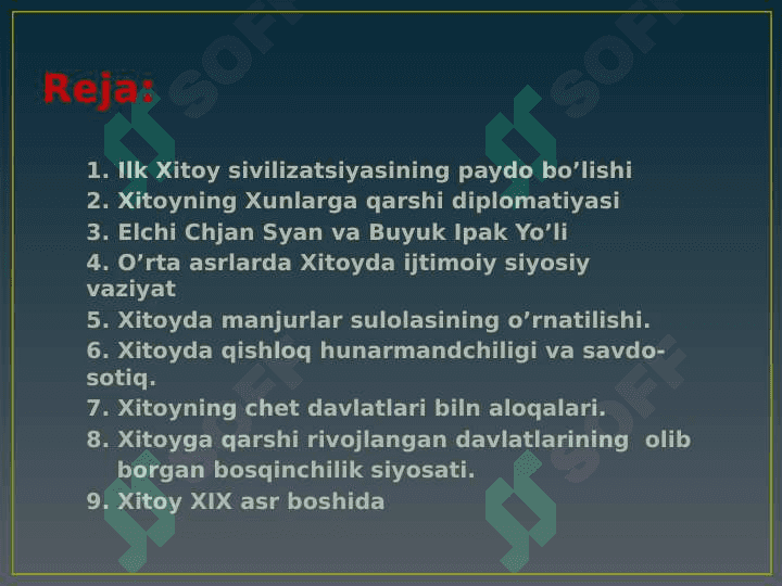 Qadimgi davrda Xitoy davlatining xalqaro aloqalari va diplomatiyasi 2